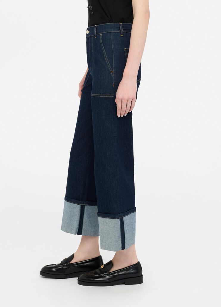 Jeans straight cropped lavaggio classico Liu Jo - large image number 3