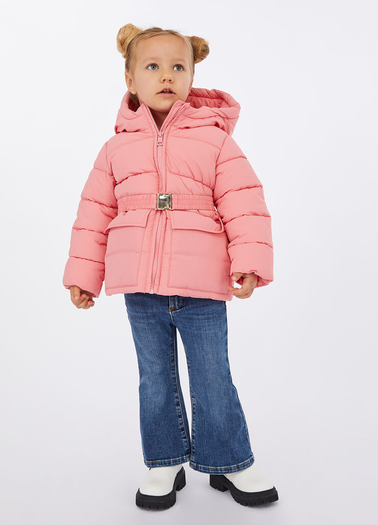 Padded jacket with hood camellia Liu Jo - medium Padded jacket with hood camellia Liu Jo - medium