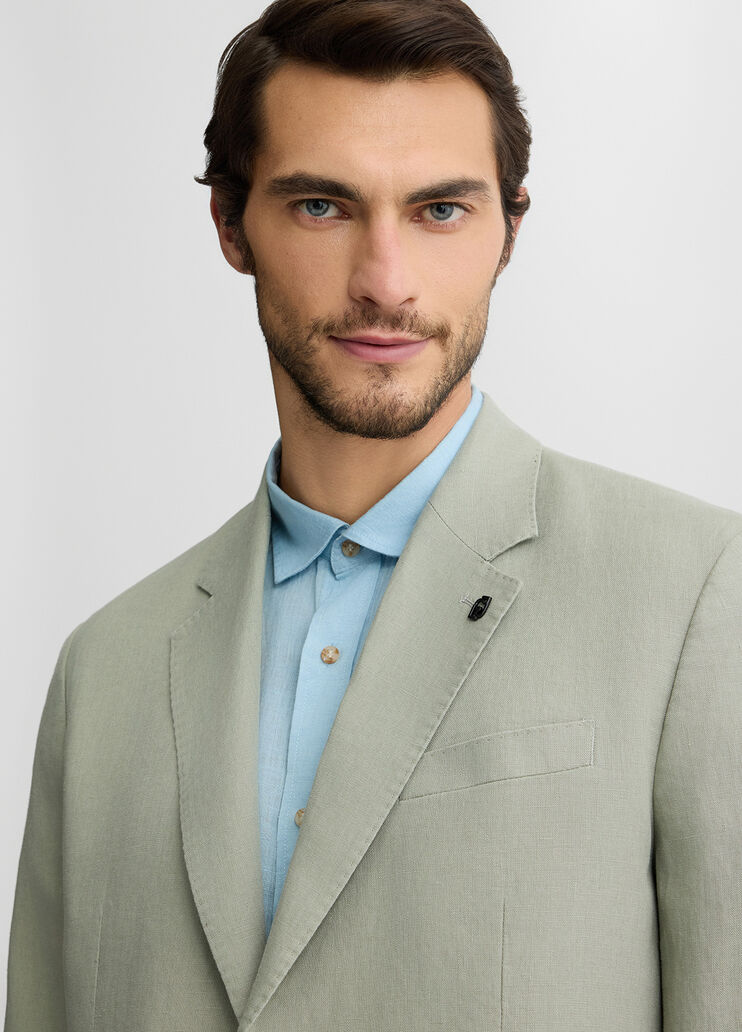 100% linen sage green blazer sage Liu Jo - large image number 2 100% linen sage green blazer sage Liu Jo - large image number 2