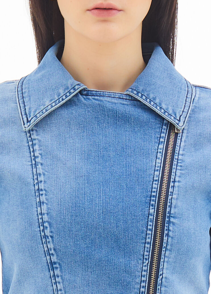 Slim fit denim jacket blue denim Liu Jo - large image number 2 Slim fit denim jacket blue denim Liu Jo - large image number 2