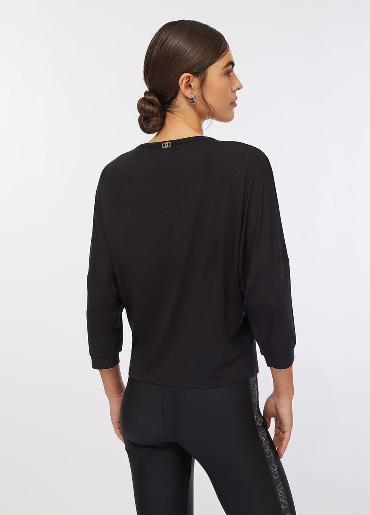 T-shirt Liu Jo Better noir Liu Jo - large image number 1