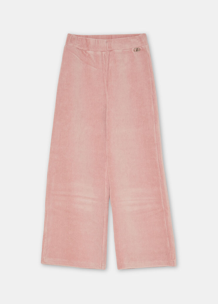 Velvet trousers pink Liu Jo - large image number 2