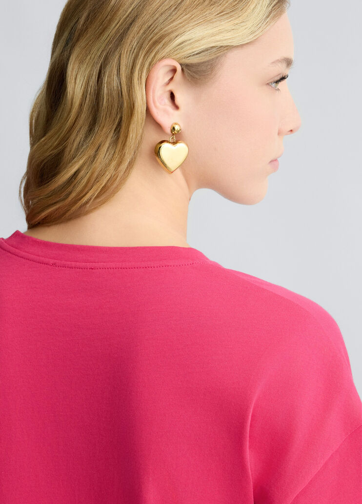 T-shirt with strawberry pink Liu Jo - large image number 4 T-shirt with strawberry pink Liu Jo - large image number 4