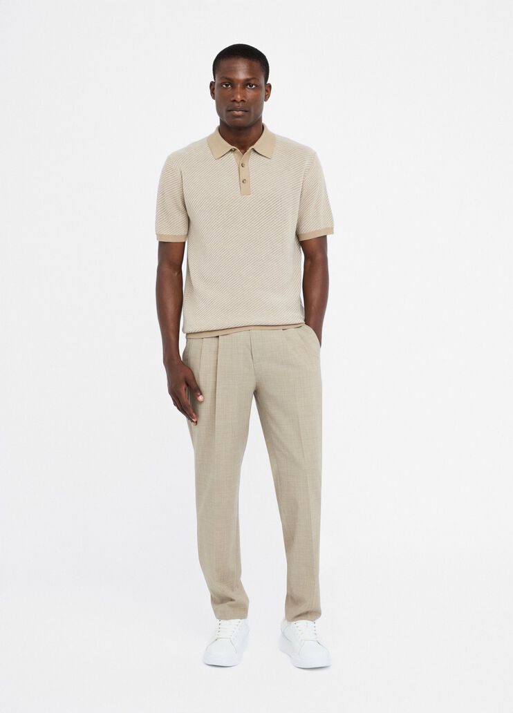 Cotton and silk polo-shirt beige Liu Jo - medium Cotton and silk polo-shirt beige Liu Jo - medium