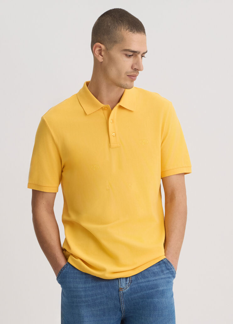 Yellow pique polo shirt yellow Liu Jo - large image number 3 Yellow pique polo shirt yellow Liu Jo - large image number 3