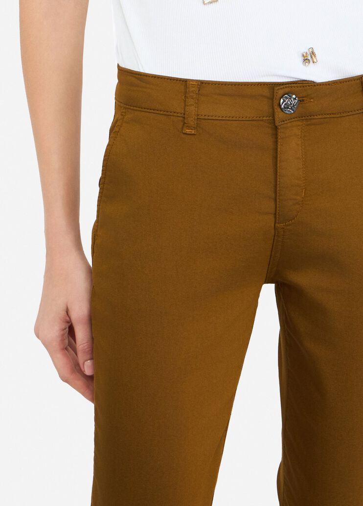 Slim fit chinos cumin Liu Jo - large image number 4