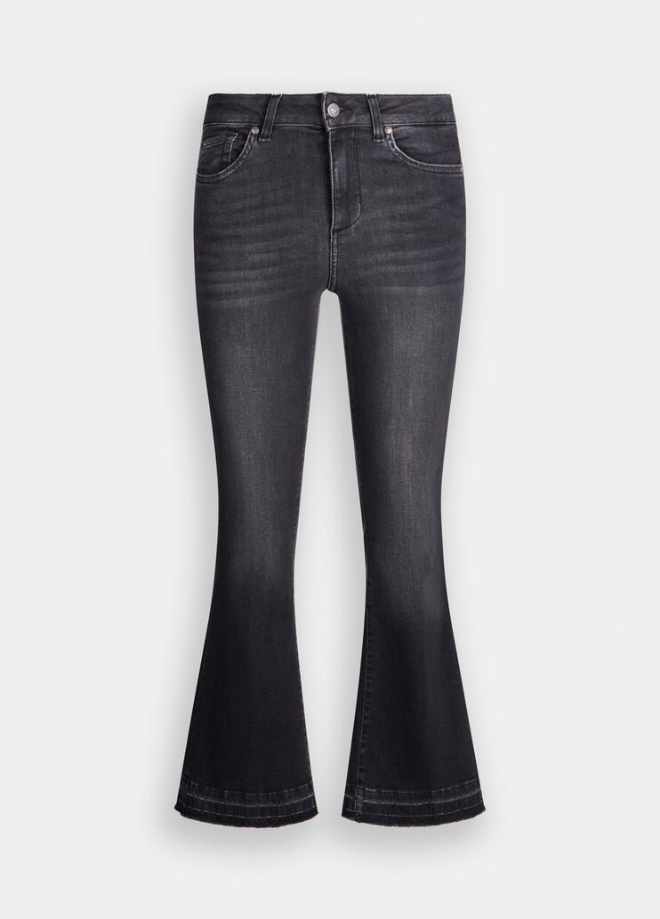Liu Jo Better cropped bootcut jeans black denim Liu Jo - large image number 6 Liu Jo Better cropped bootcut jeans black denim Liu Jo - large image number 6
