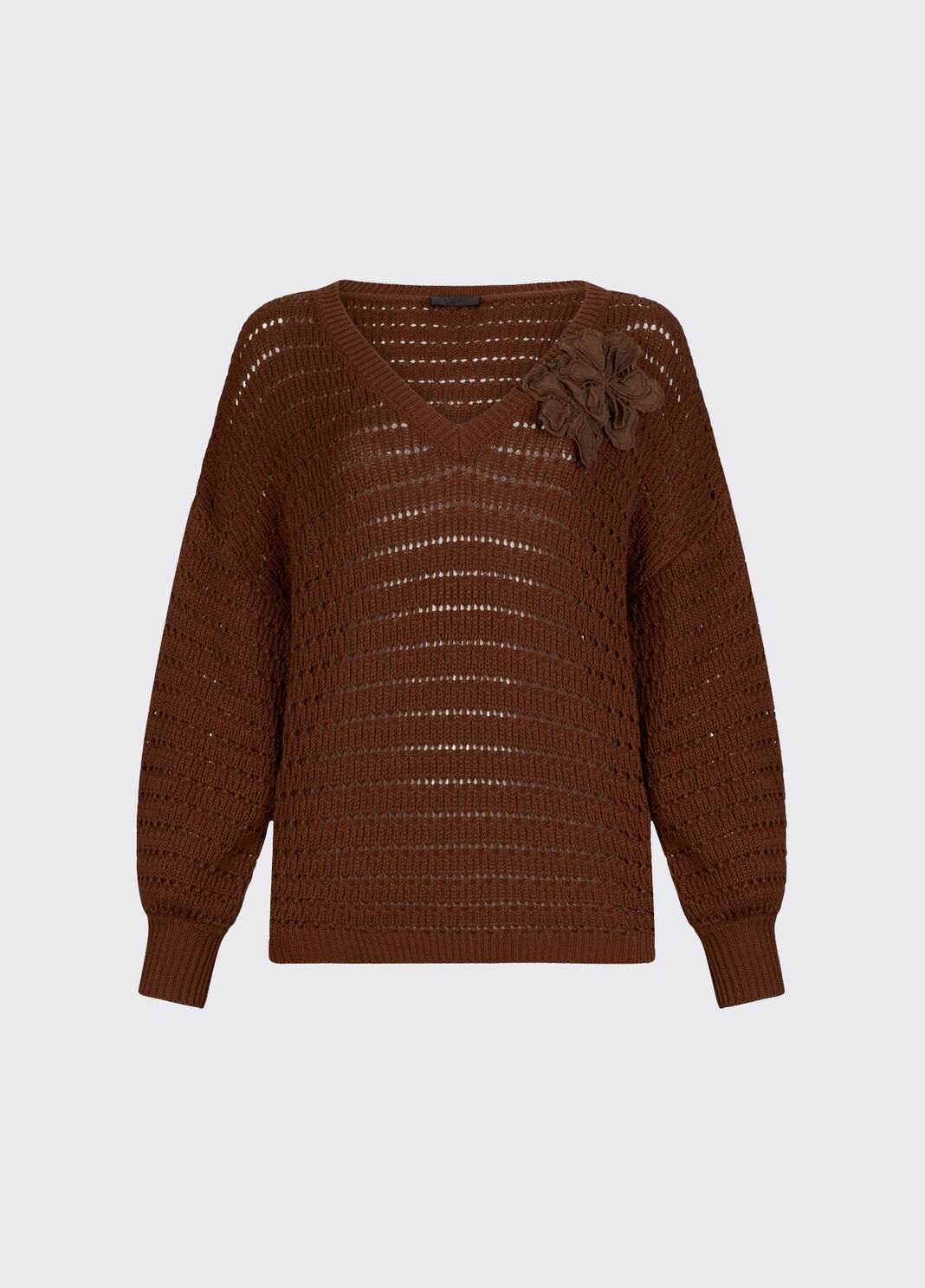 Oberteil mit Lochstickerei Tabak Liu Jo - large image number 6