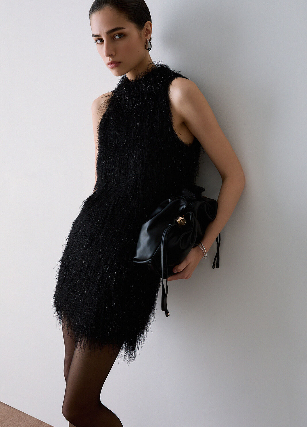 Fringe Mini Skirt black Liu Jo - large image number 3