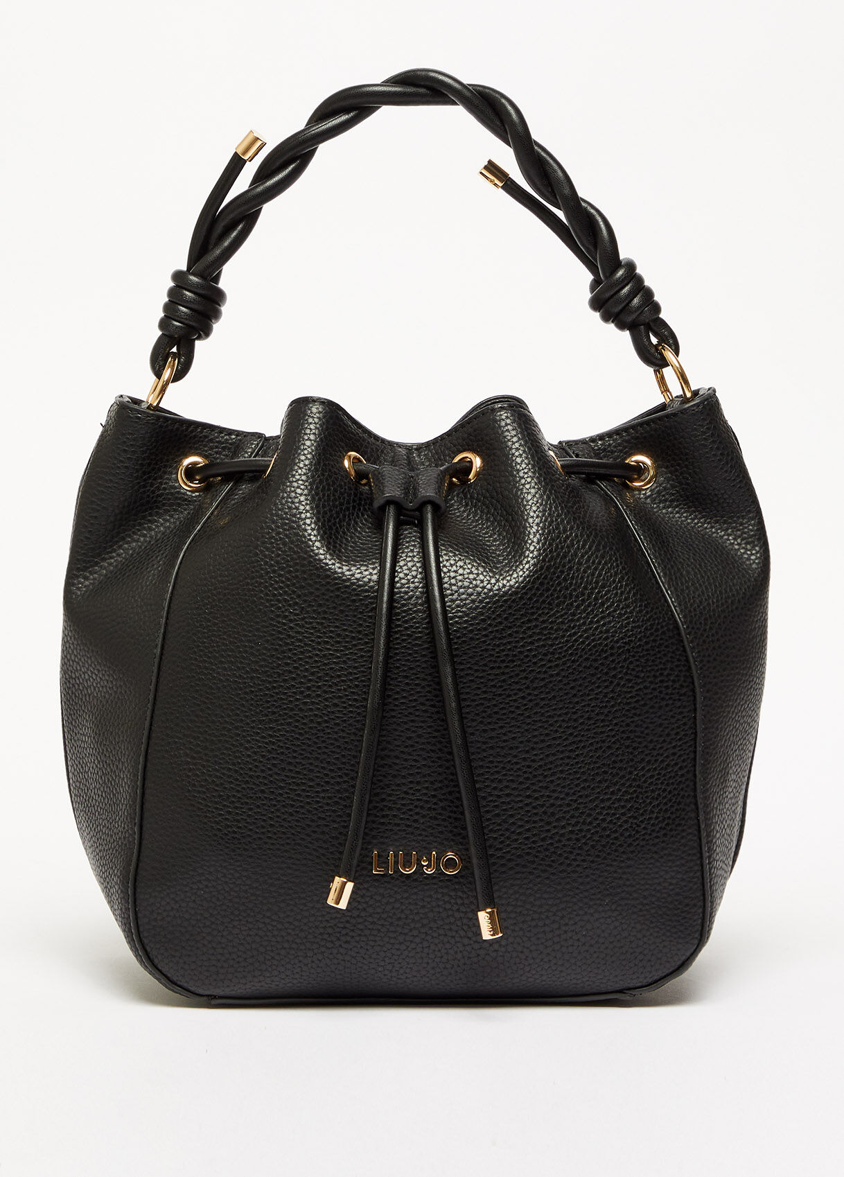 Save 84% Womens Bags Bucket bags and bucket purses Liu Jo Secchiello In Raso in Black 
