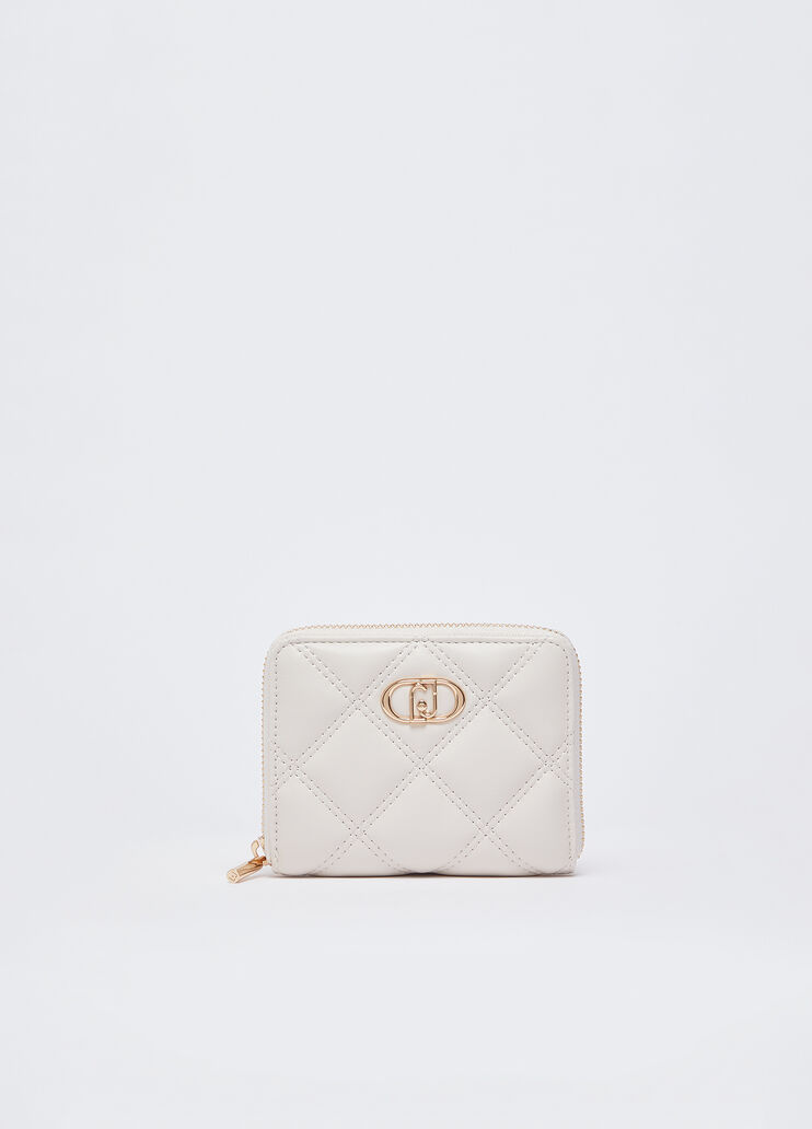Small quilted wallet cream Liu Jo - medium