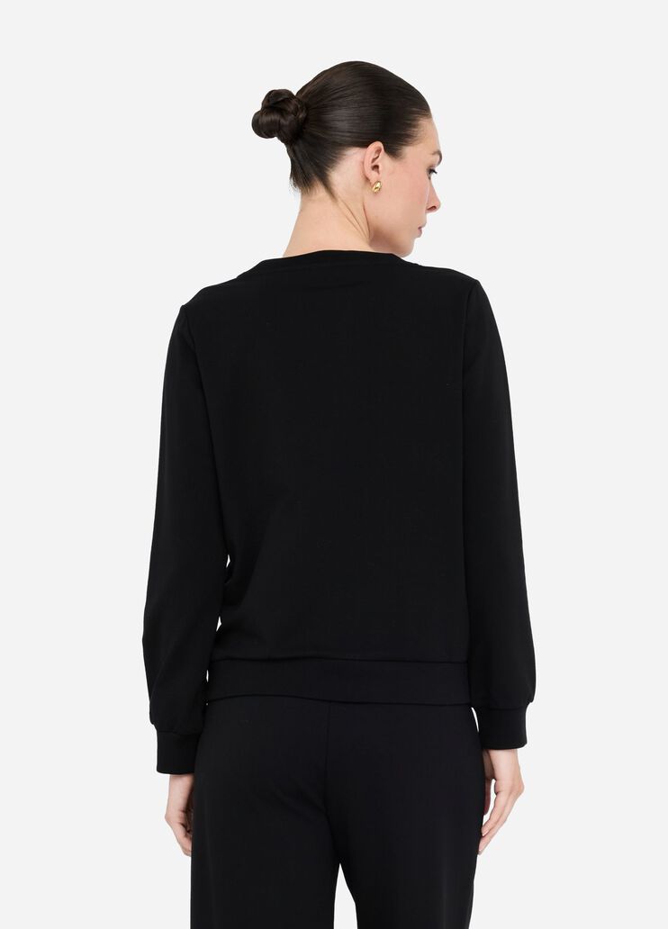 Liu Jo Better sweatshirt black Liu Jo - large image number 1 Liu Jo Better sweatshirt black Liu Jo - large image number 1