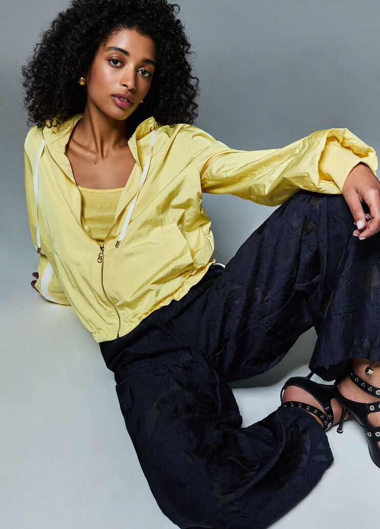 Packbare Jacke mit Kapuze gelb Liu Jo - medium