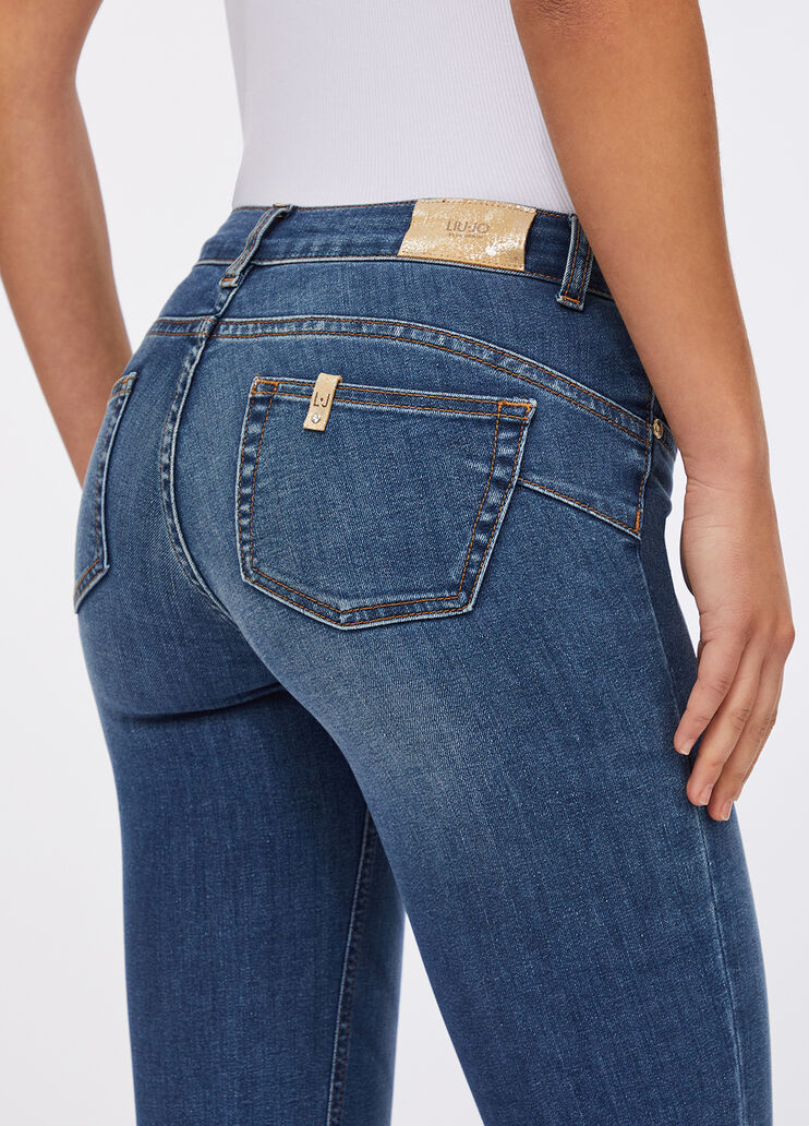 Slim fit jeans blue denim Liu Jo - large image number 3