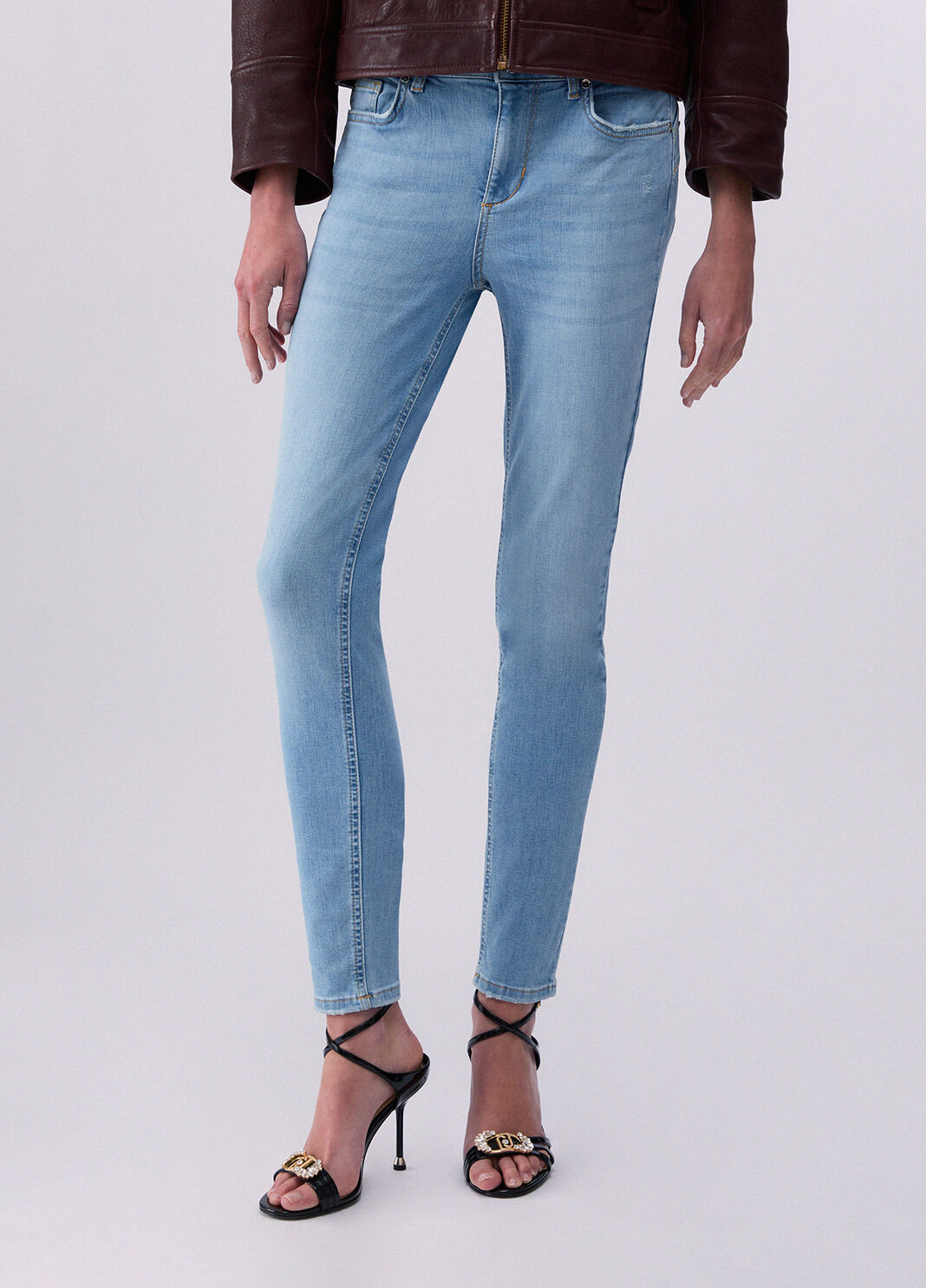 High-rise skinny jeans blue denim Liu Jo - large image number 0