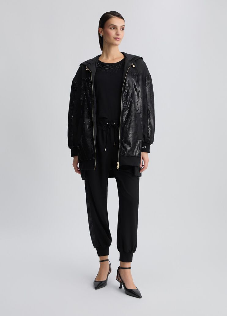 Jacket with Sequins black Liu Jo - medium Jacket with Sequins black Liu Jo - medium