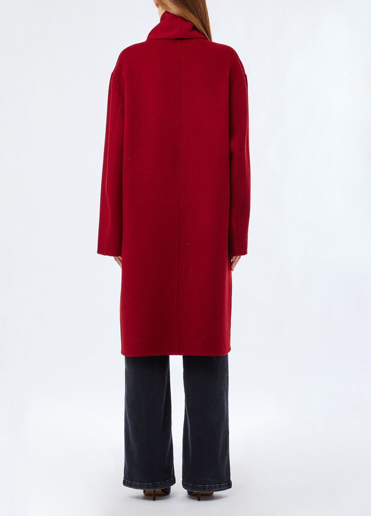 Wool coat with scarf red Liu Jo - medium