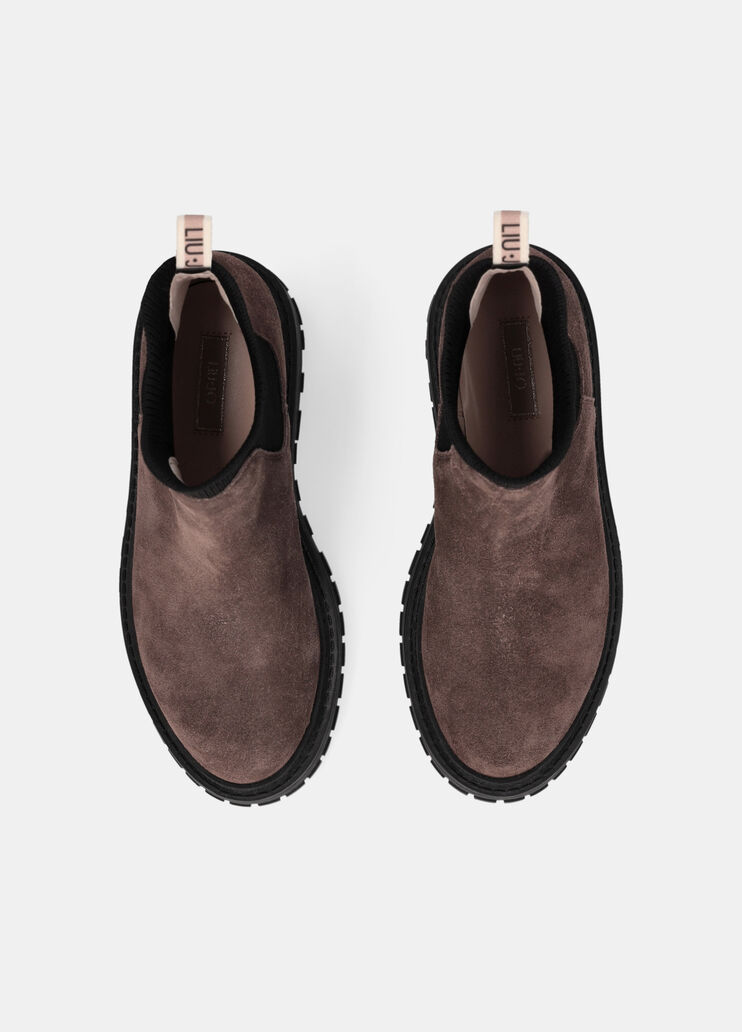 Stivaletti beatles in suede ebano Liu Jo - large image number 4