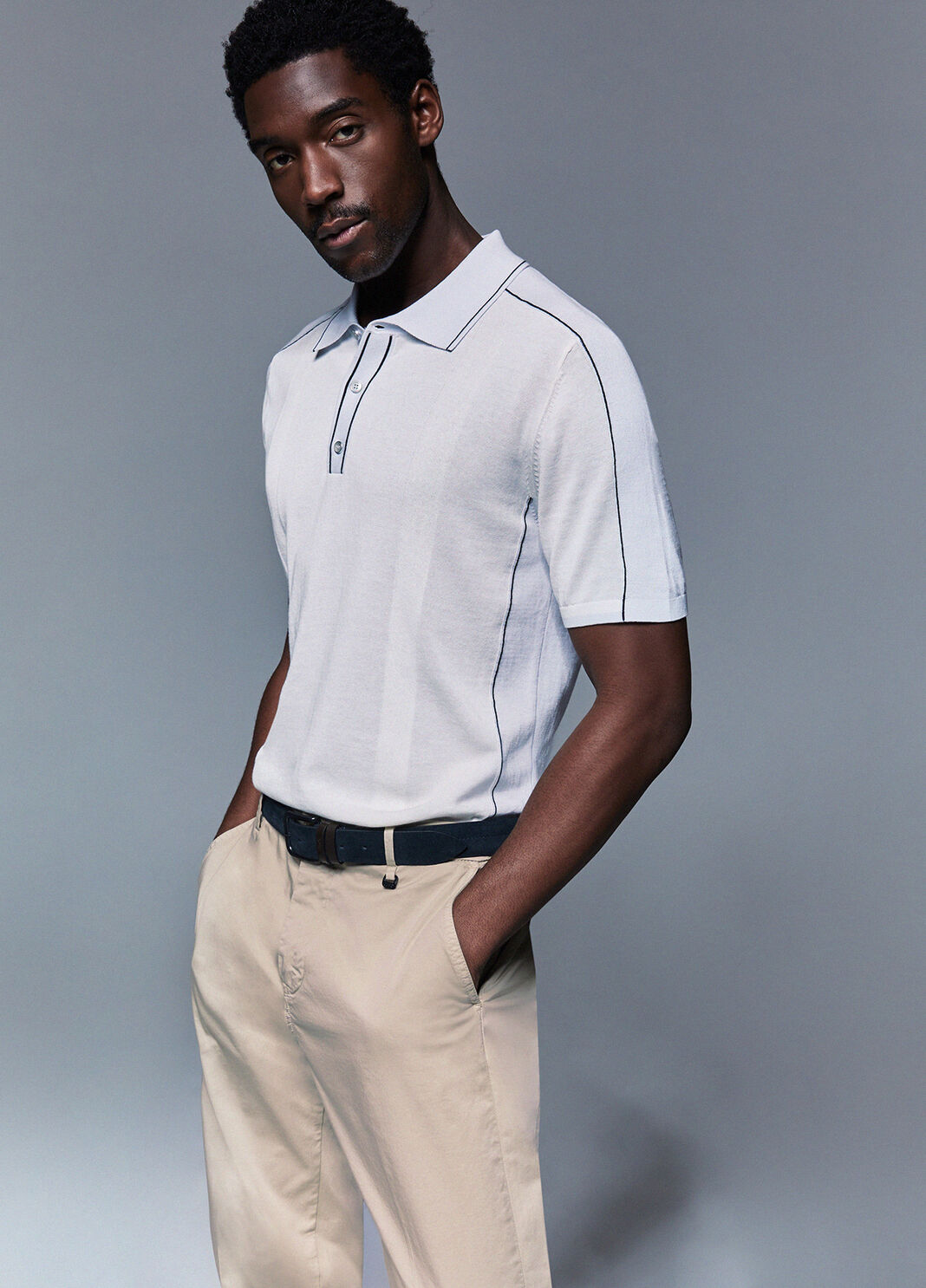 Pantaloni chino con coulisse beige Liu Jo - large image number 3