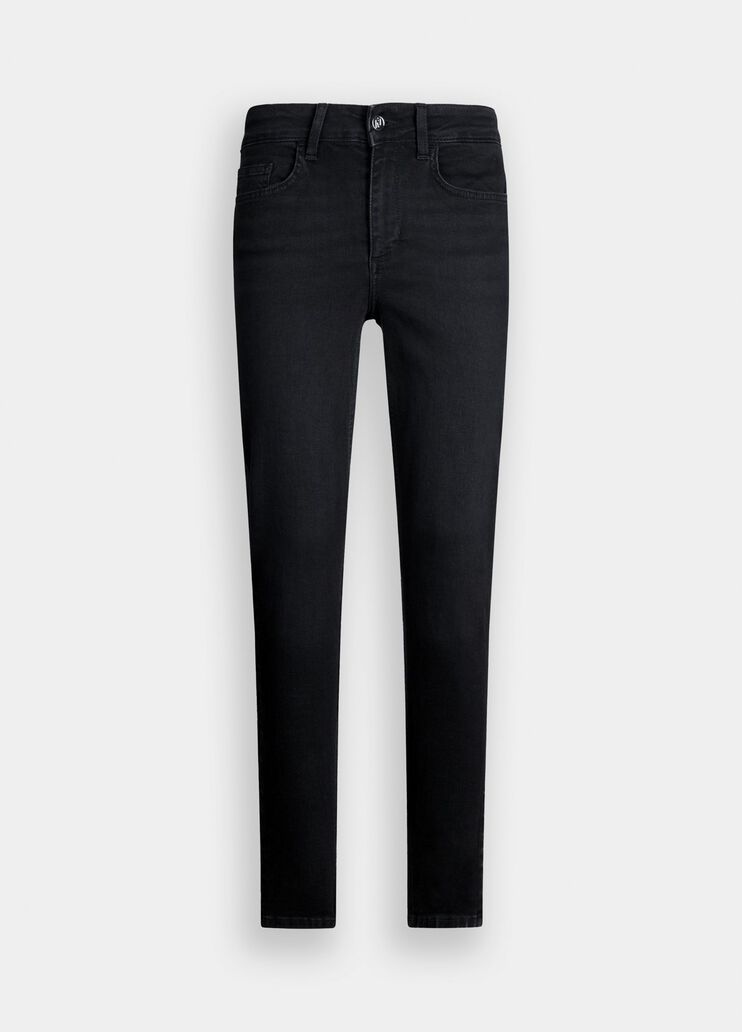 High-rise skinny jeans black denim Liu Jo - large image number 6