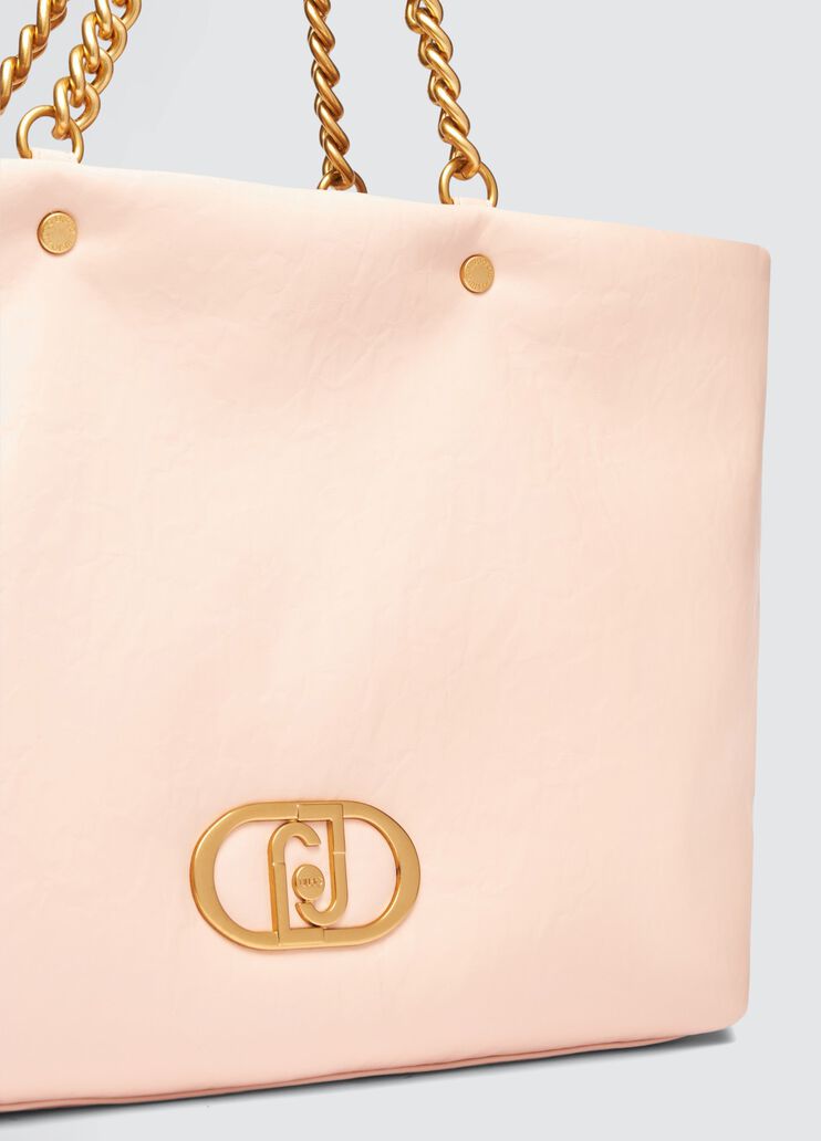 Large LaPuffy tote bag powder pink Liu Jo - large image number 4 Large LaPuffy tote bag powder pink Liu Jo - large image number 4
