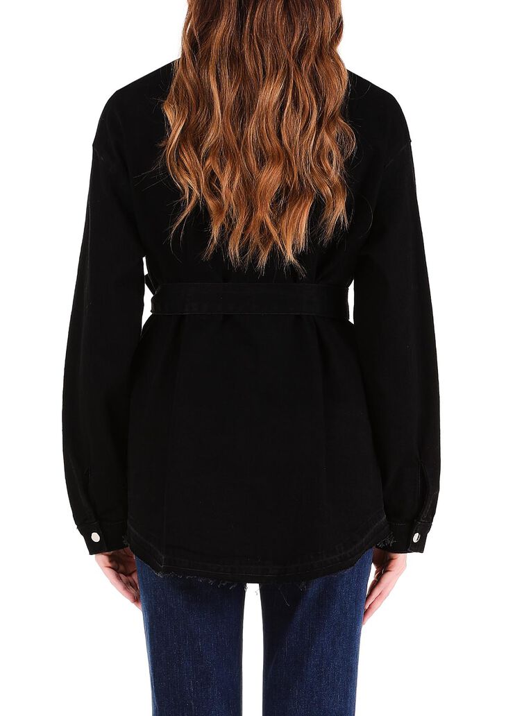 Giacca di jeans con borchie denim nero Liu Jo - large image number 1