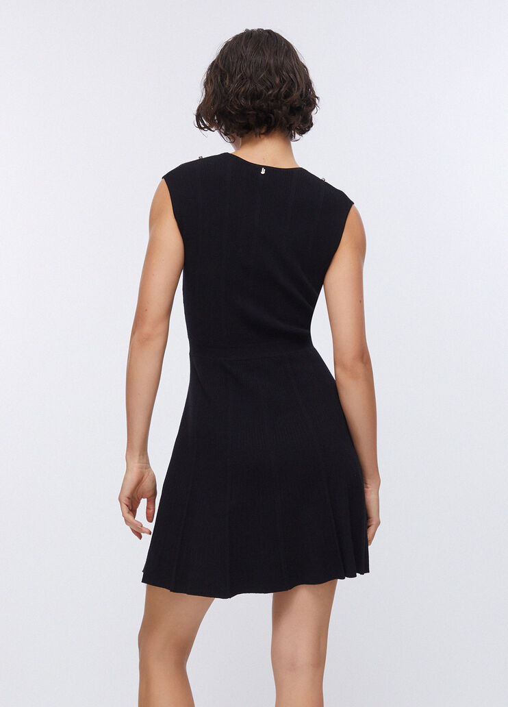 Abito corto in maglia nero Liu Jo - large image number 1