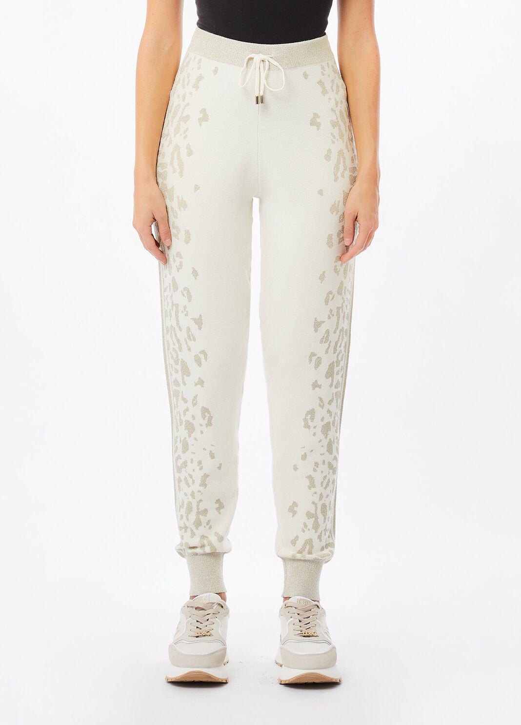 Pantaloni animalier bianco Liu Jo - large image number 0