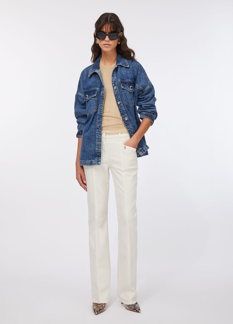 Jacke aus Denim Denimblau Liu Jo - large image number 5