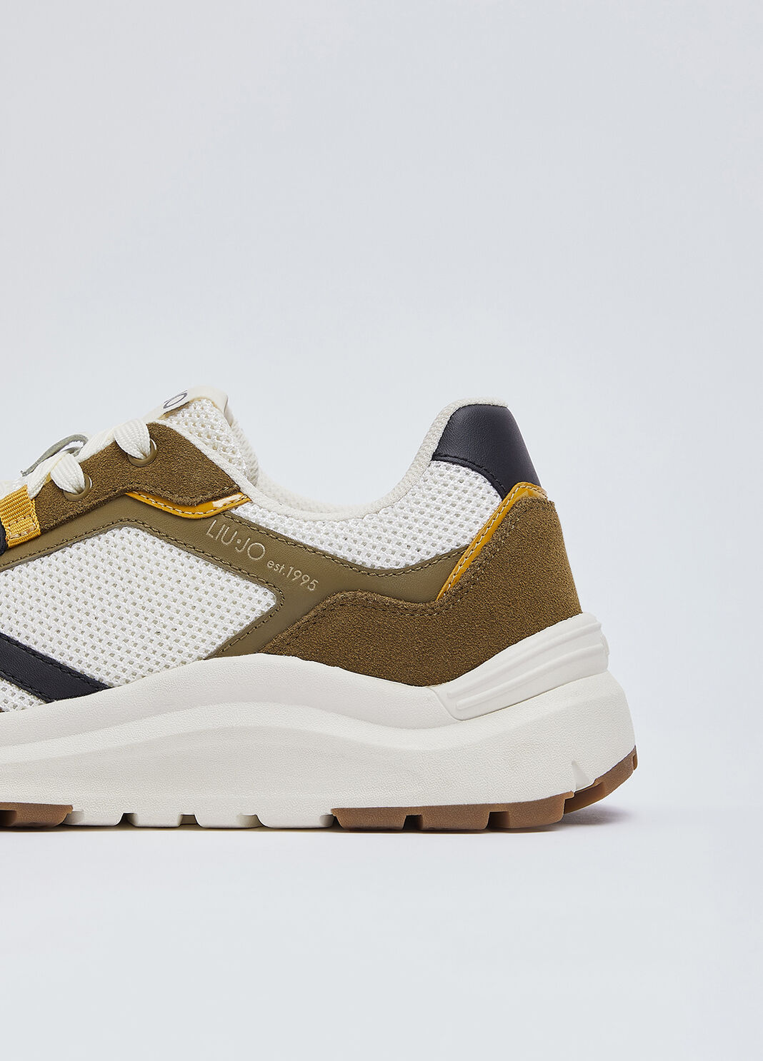 Herren-Sneaker aus Veloursleder und Mesh braun Liu Jo - large image number 5