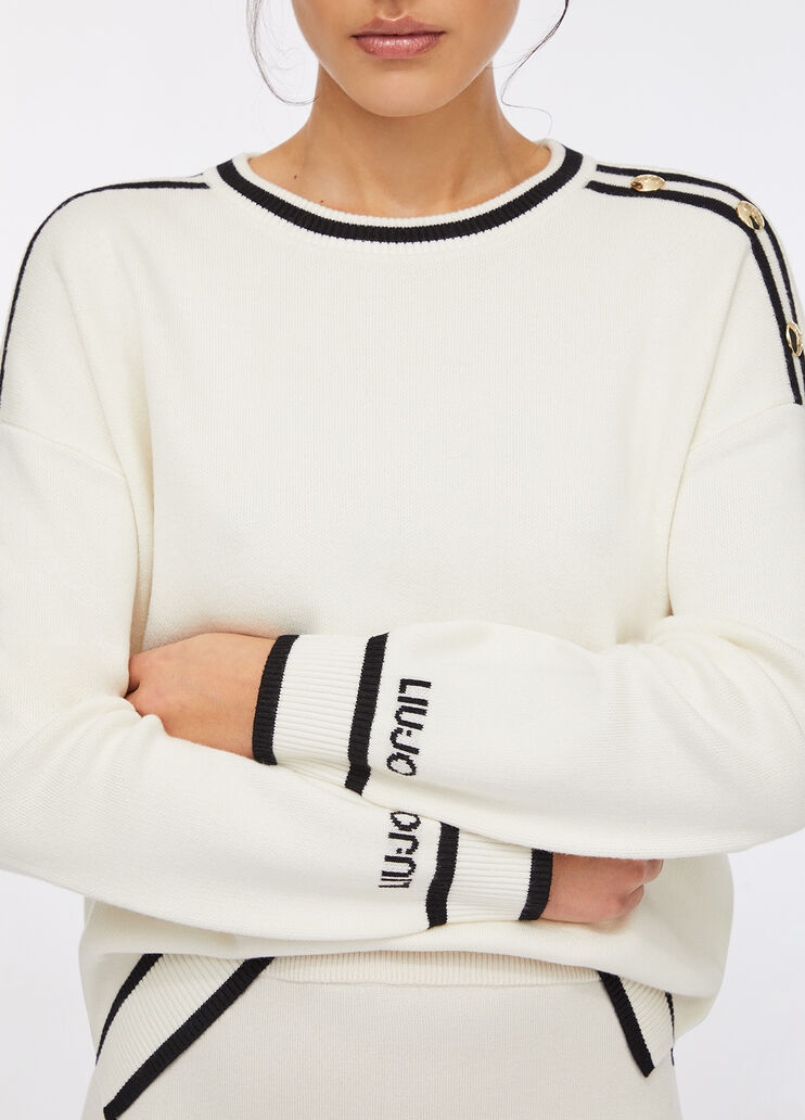 Liu Jo Better top white Liu Jo - large image number 4