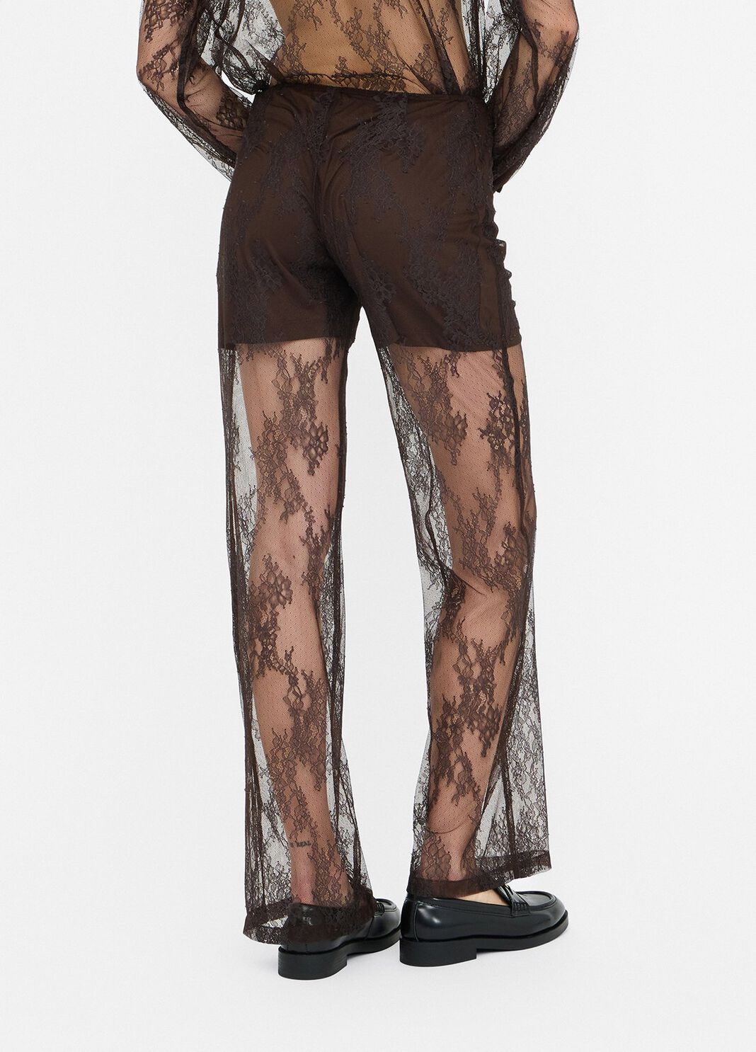 Soft lace pants dark brown Liu Jo - large image number 1