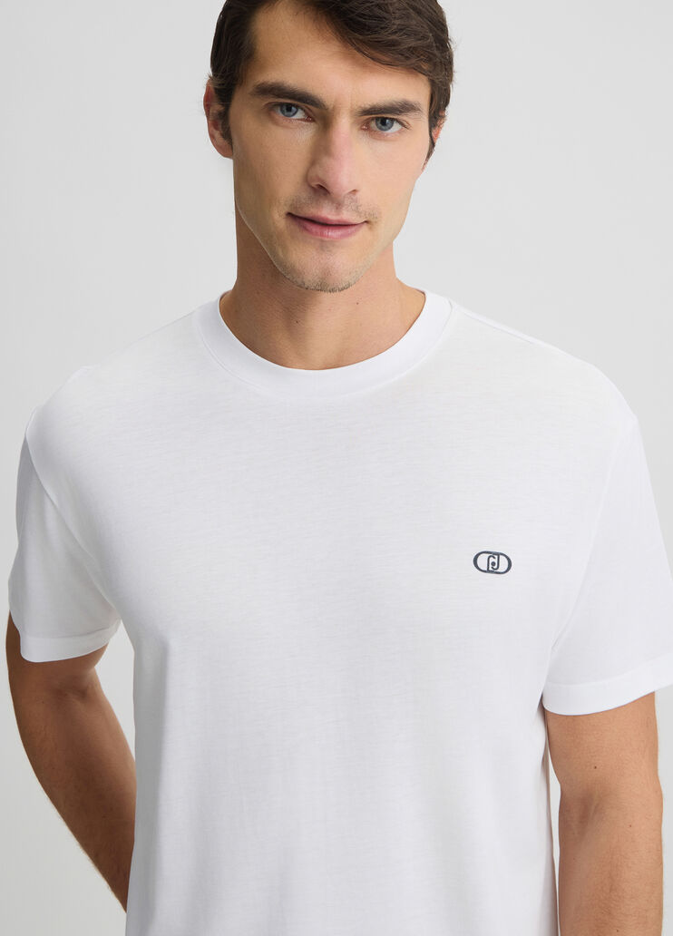 White T-shirt with logo white Liu Jo - medium White T-shirt with logo white Liu Jo - medium