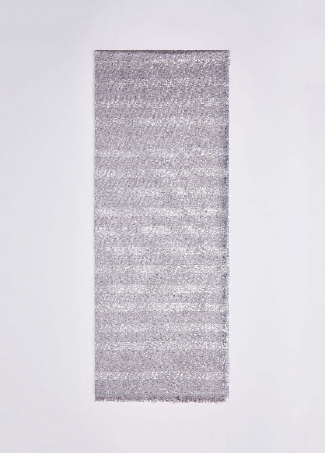 &Eacute;tole Jacquard Monogramme gris Liu Jo - large image number 2