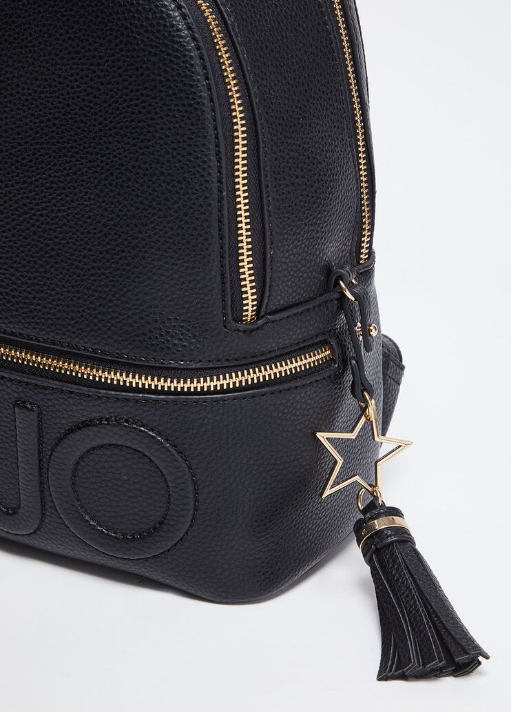 Backpack with charm black Liu Jo - large image number 4 Backpack with charm black Liu Jo - large image number 4