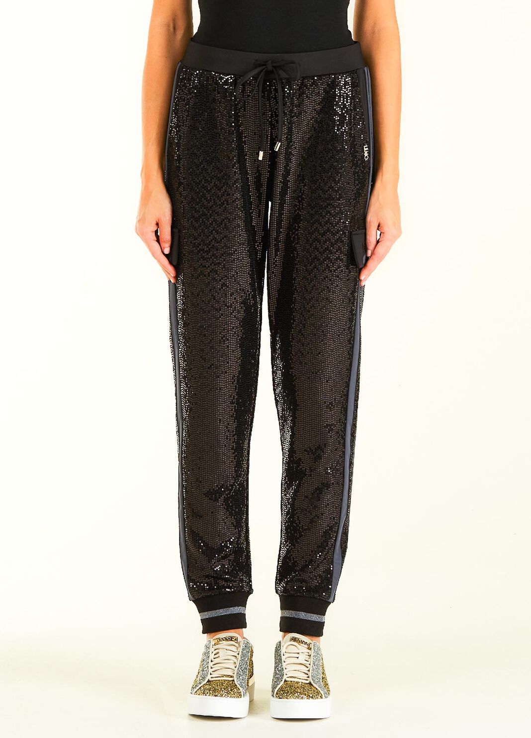 Pantalone slim fit nero Liu Jo - large image number 0