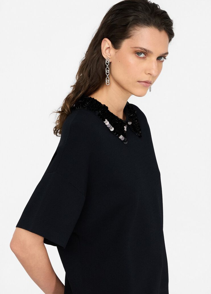 Jumper with sequins black Liu Jo - medium Jumper with sequins black Liu Jo - medium