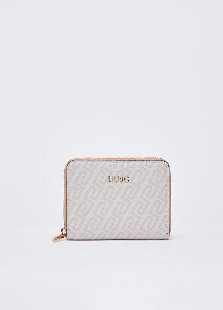 Small monogram purse white/beige Liu Jo - medium