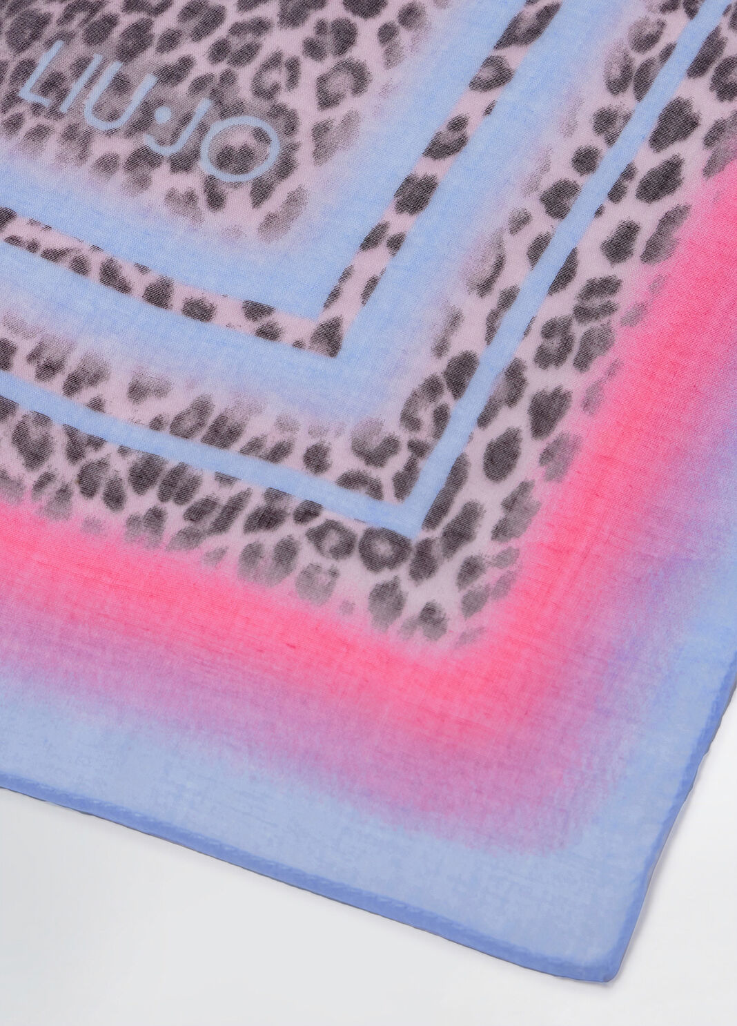 Animal-print foulard dark pink Liu Jo - large image number 0