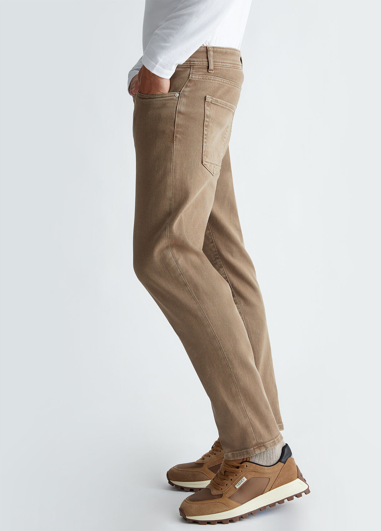 Stone cropped trousers new arrivals