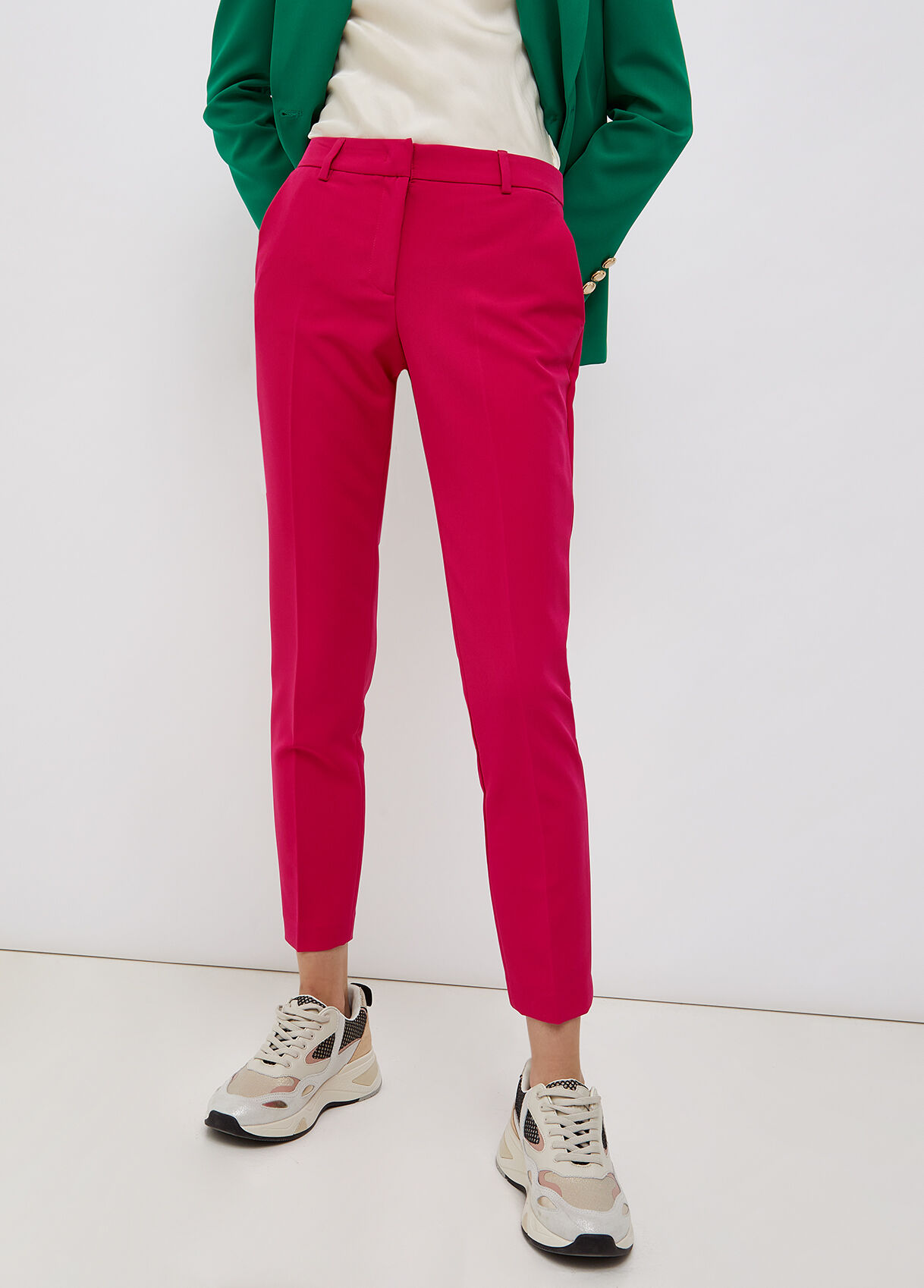 Slim fit tailored trousers Clearance