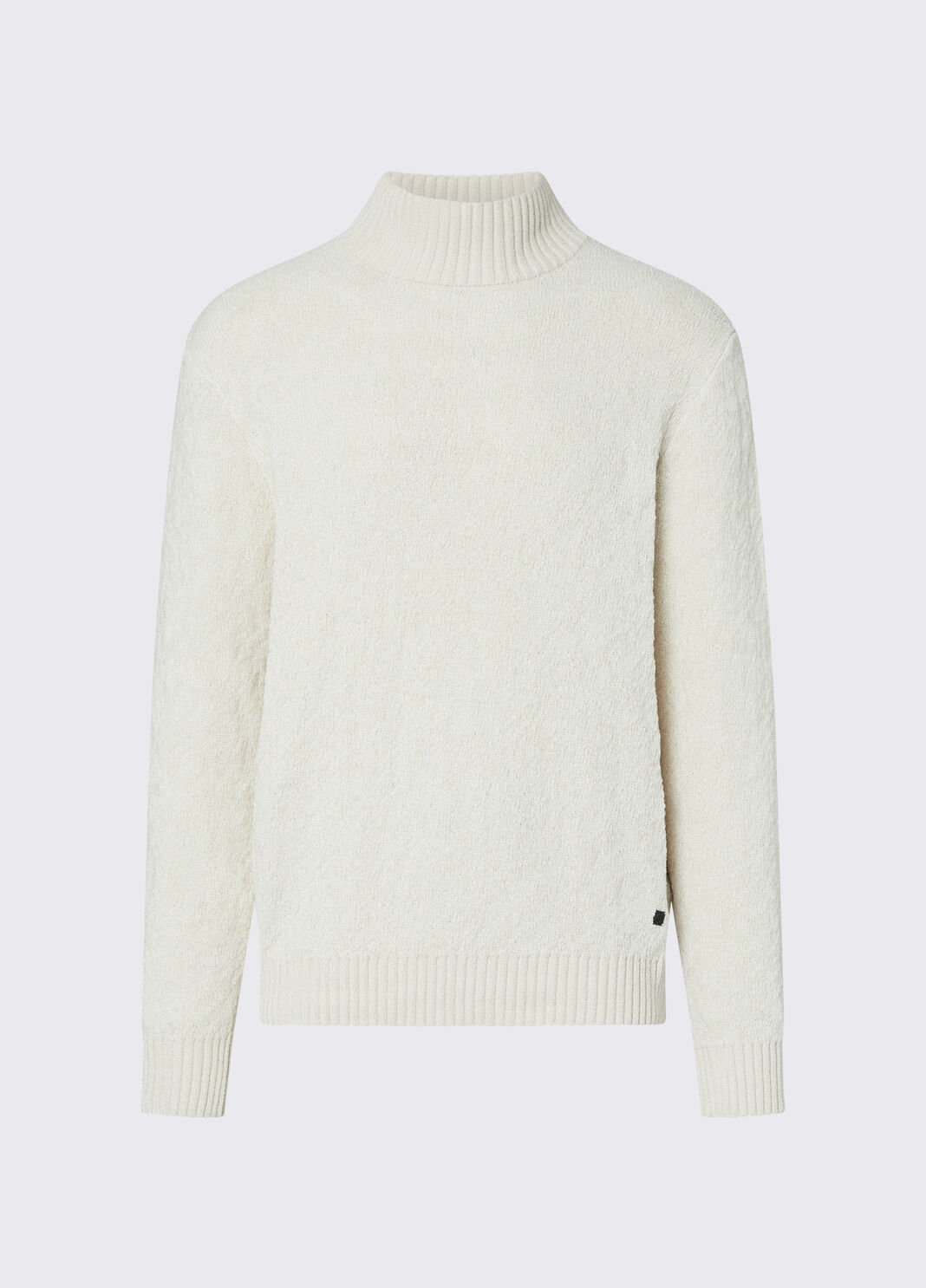 Mock-neck sweater in chenille white Liu Jo - large image number 6
