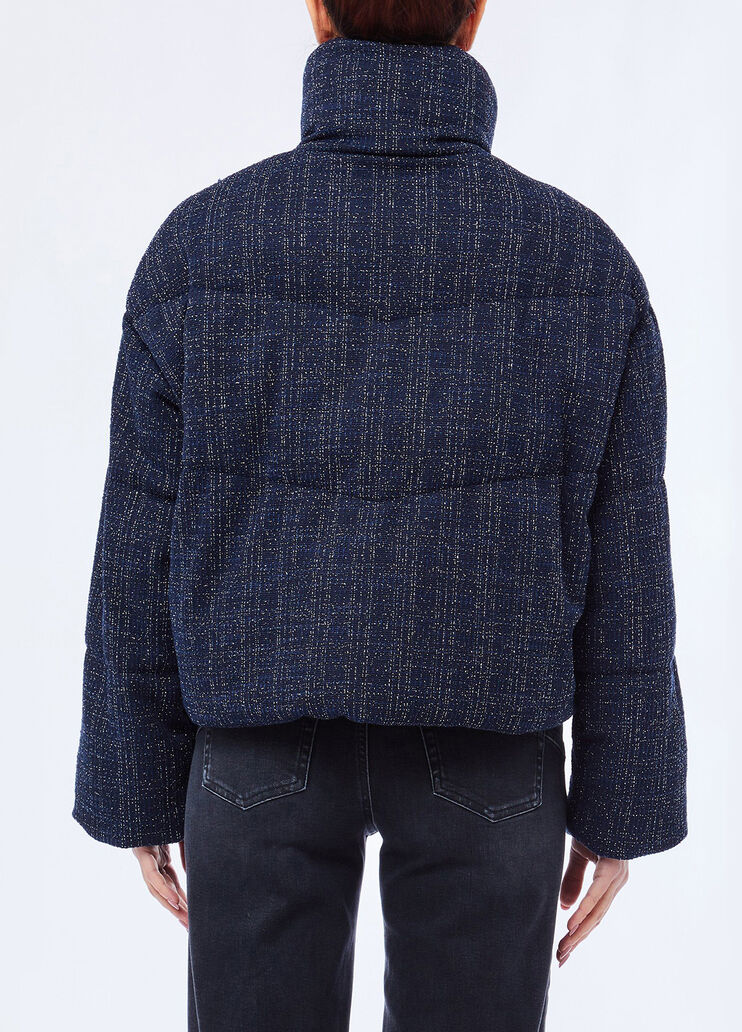 Padded boucl&eacute; jacket blue Liu Jo - medium