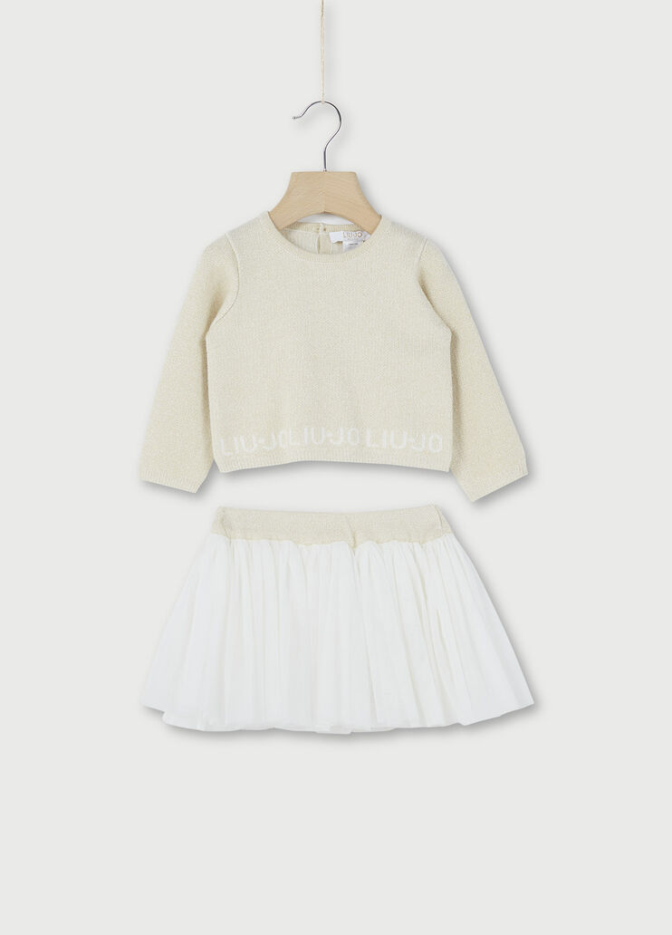 Jumper and skirt outfit White Liu Jo - large image number 0