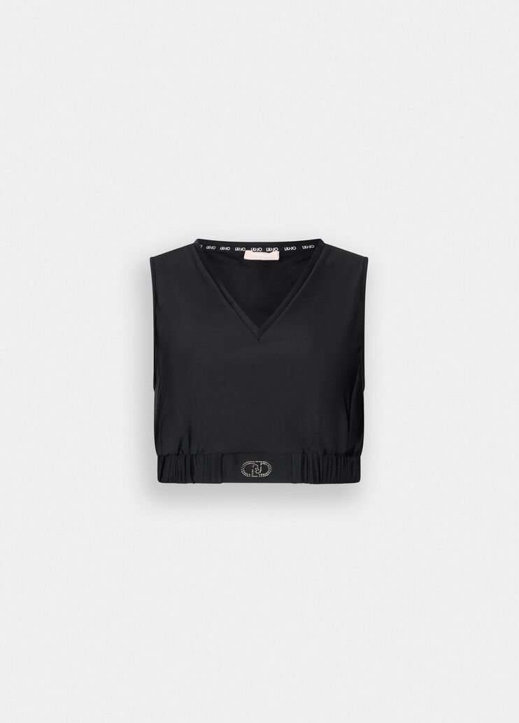 Jersey top black Liu Jo - large image number 6
