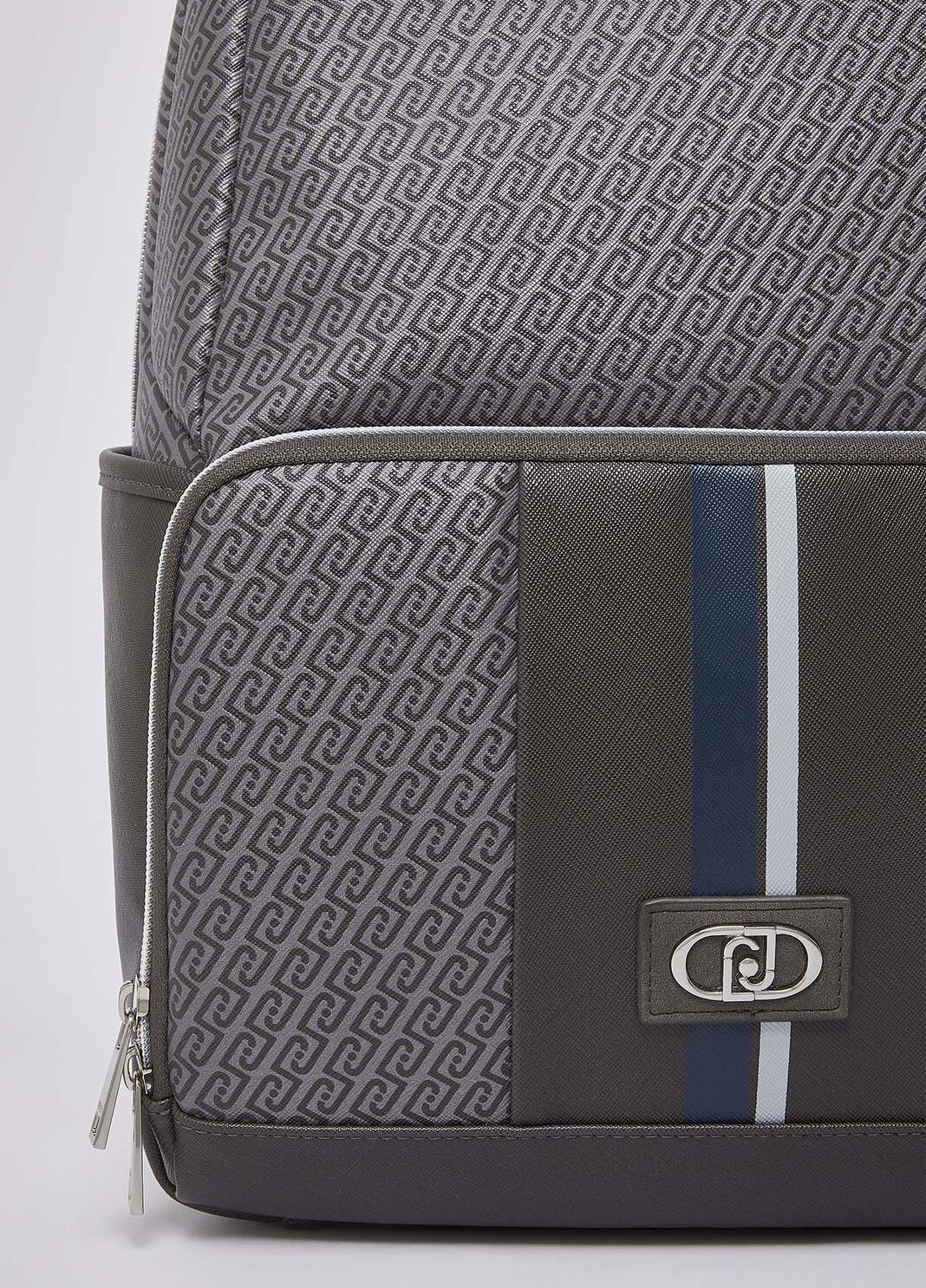 Zaino con logo monogram grigio Liu Jo - large image number 4