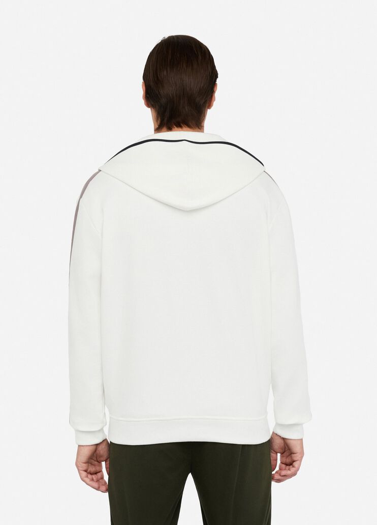 Hooded sweatshirt with zip white Liu Jo - large image number 1 Hooded sweatshirt with zip white Liu Jo - large image number 1
