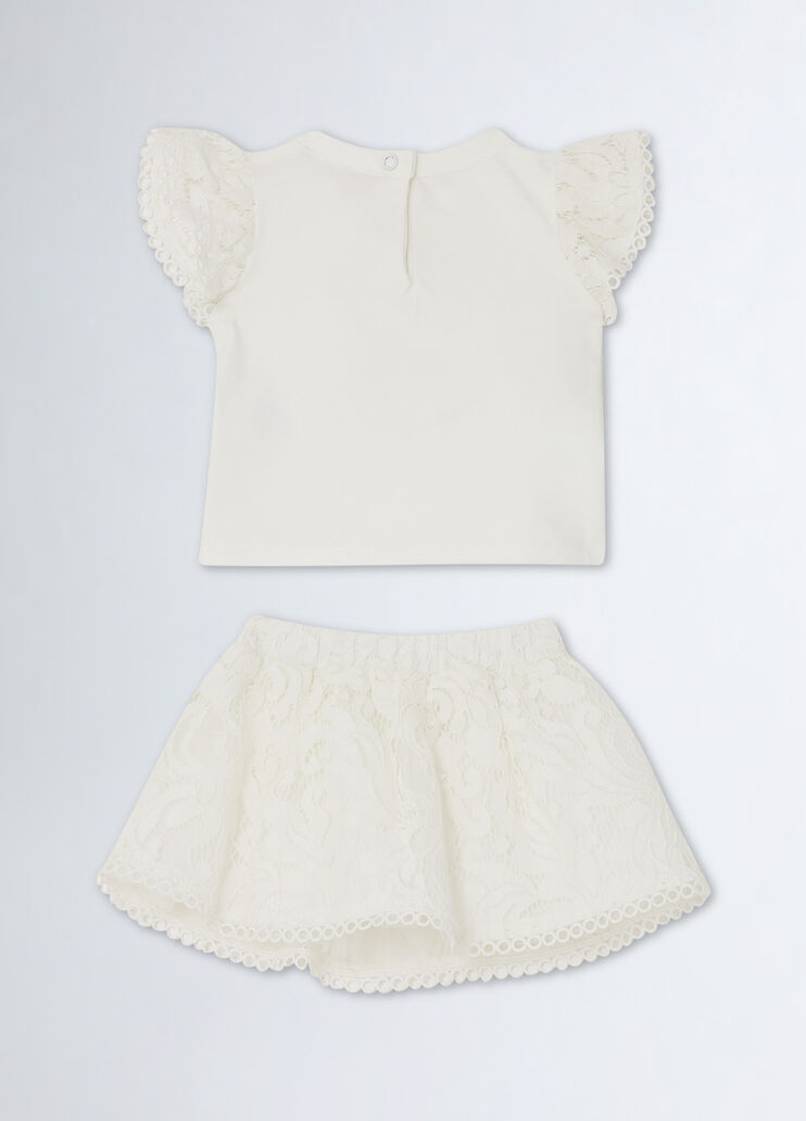 Baby girl’s lace set white Liu Jo - medium Baby girl’s lace set white Liu Jo - medium