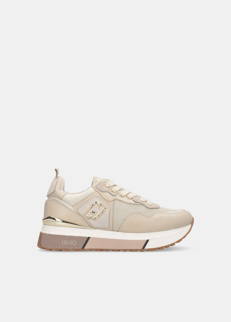 Leather and mesh sneakers rope Liu Jo - medium