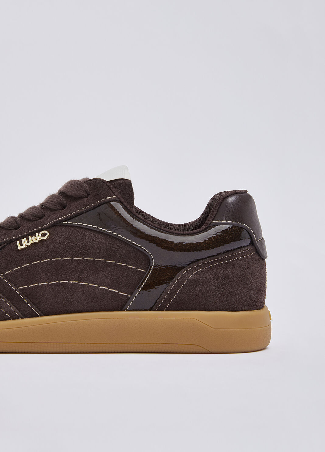 Sneakers in suede moka Liu Jo - large image number 5